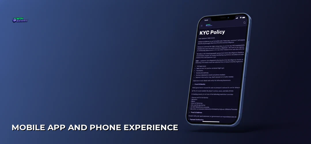Mobile App and Phone Experience